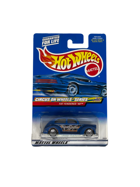 Mattel Circus On Wheels Series Fat Fendered ‘40 Hot Wheels Car