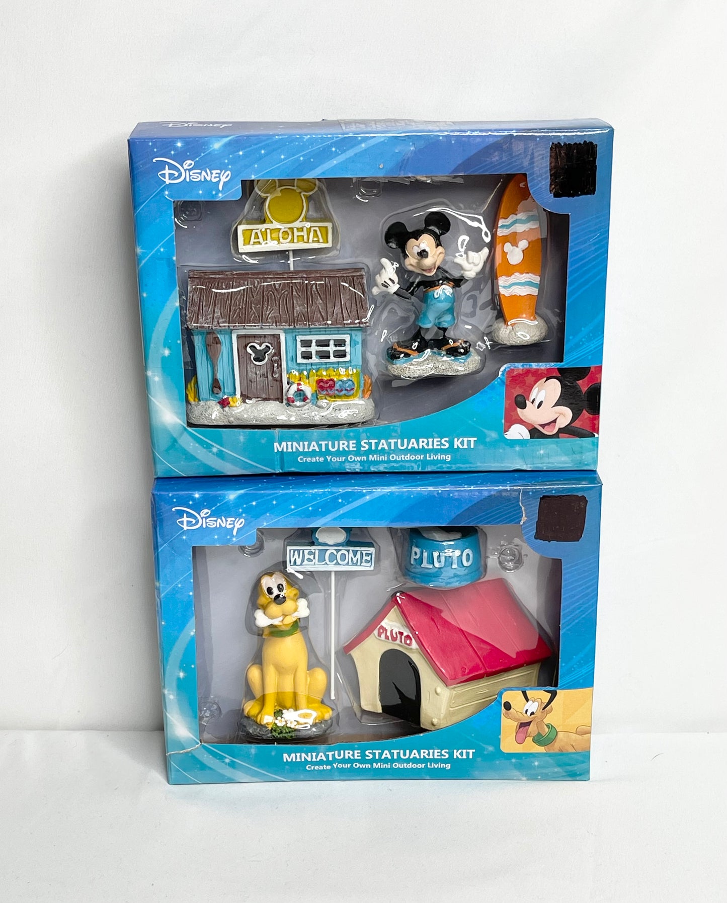 Disney Miniature Statuaries Kits (2 pack)