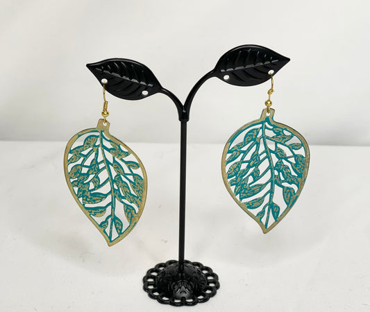 Leaf Dangle Earrings