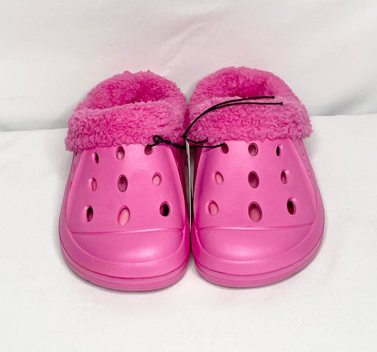 Girls Pink Crocs