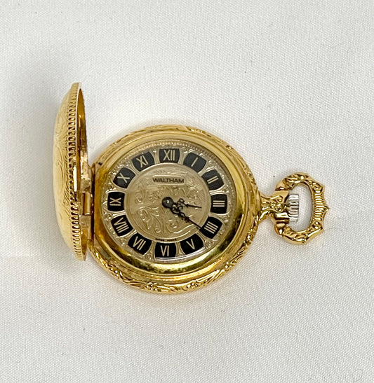 Vintage Waltham Swiss Hunter Case Pocket Watch