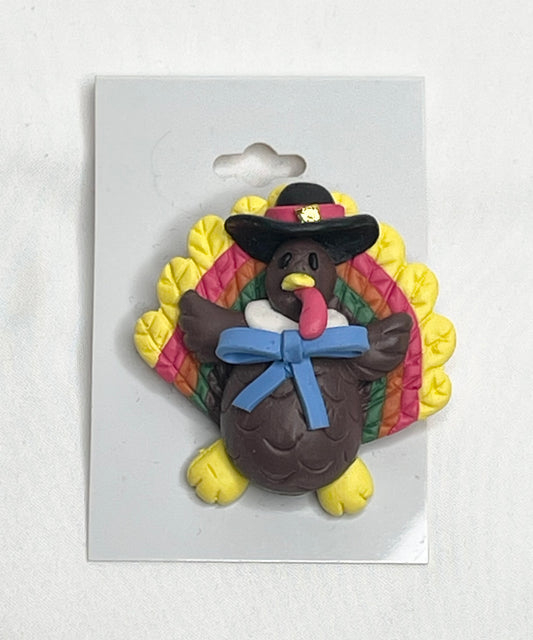 Vintage Thanksgiving Turkey Pin