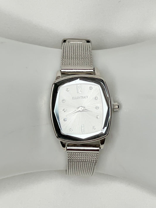 Ellen Tracy Quartz Mesh Band Watch