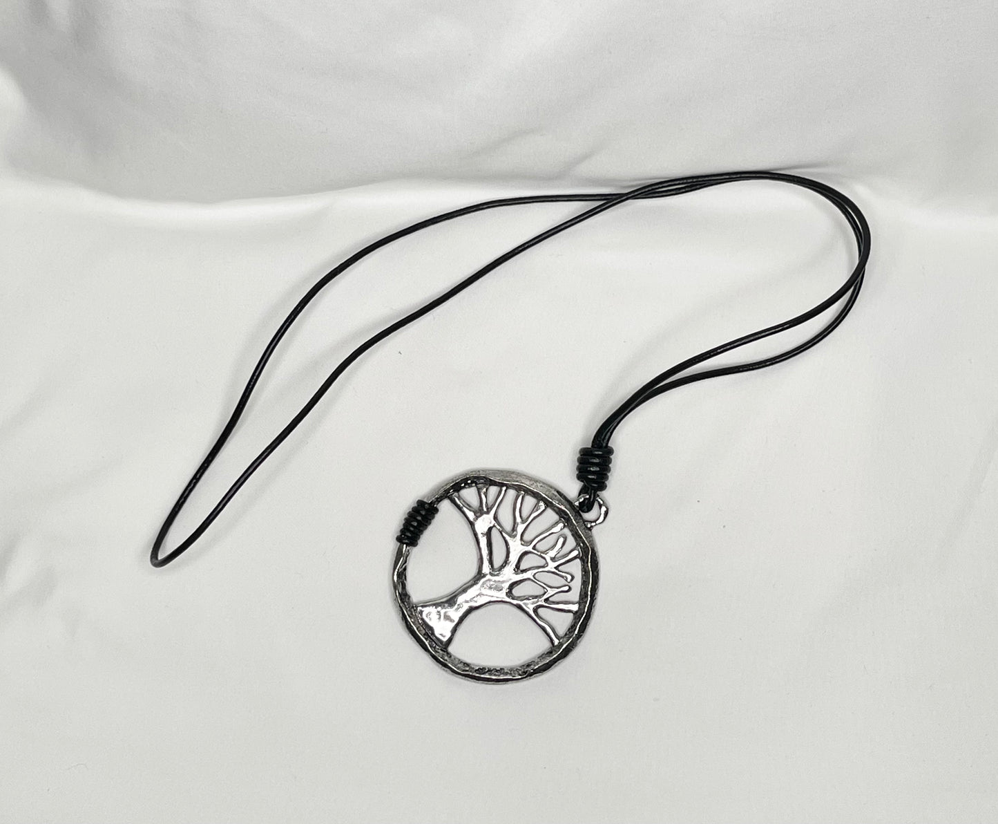 Tree Of Life Leather Cord Necklace