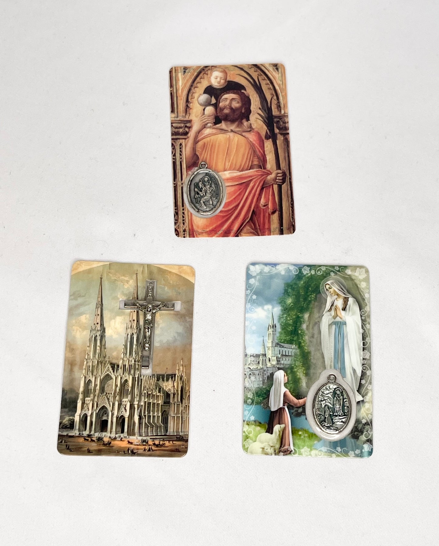 Assorted Prayer Cards with Pendants