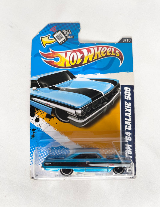 Mattel Custom ‘64 Galaxie 500 Muscle Mania Ford Hot Wheels Car