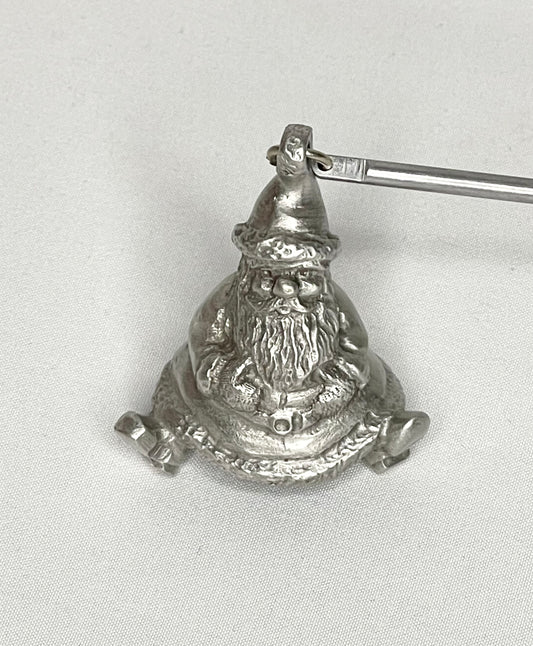 Vintage 1998 Rawcliffe Pewter Santa  Candle Snuffer