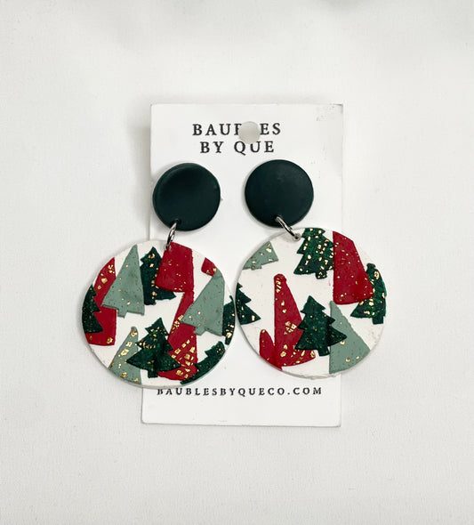 Baubles By Que Christmas Earrings