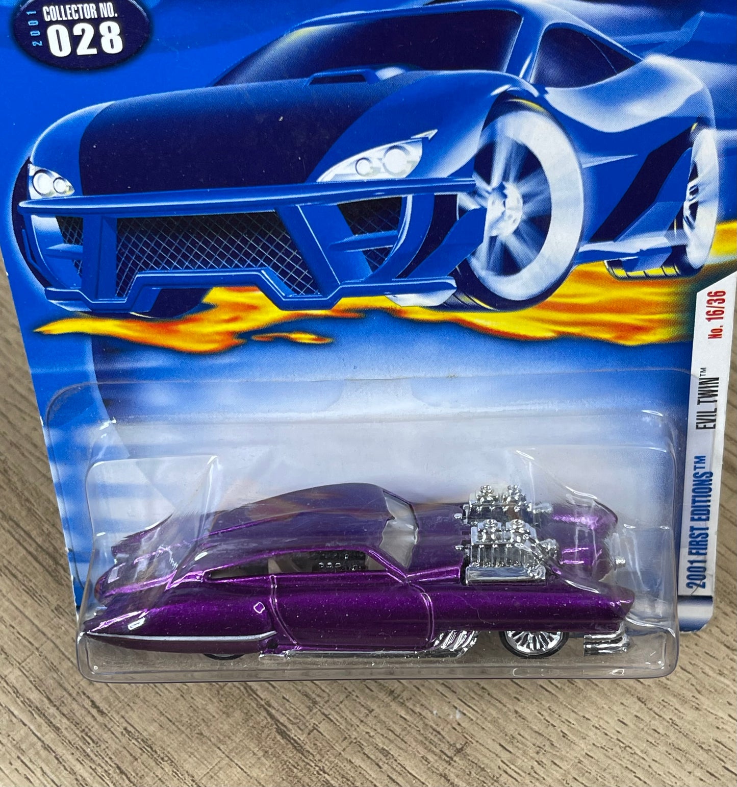 Hot Wheels 2001 First Edition “Evil Twin”  Die Cast Car